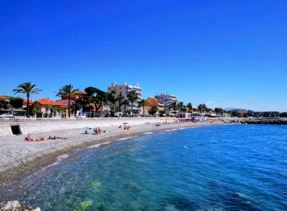 Cocon Marin 4 Studio Proche Mer Parking Wifi Cagnes-sur-Mer Exterior foto