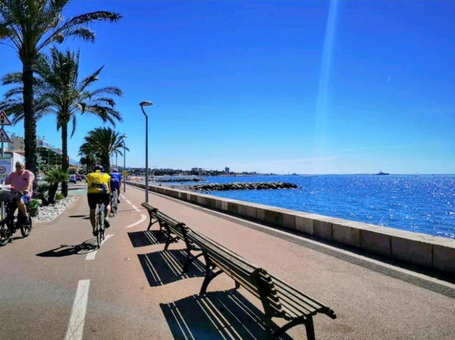 Cocon Marin 4 Studio Proche Mer Parking Wifi Cagnes-sur-Mer Exterior foto